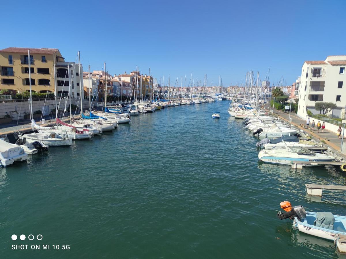 Studio cabine Vue Mer île des Pêcheurs cap d'Agde Exterior foto